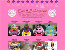 Tablet Screenshot of eandlbakery.com